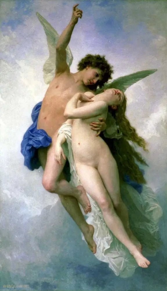 Psique e o Amor - Bouguereau