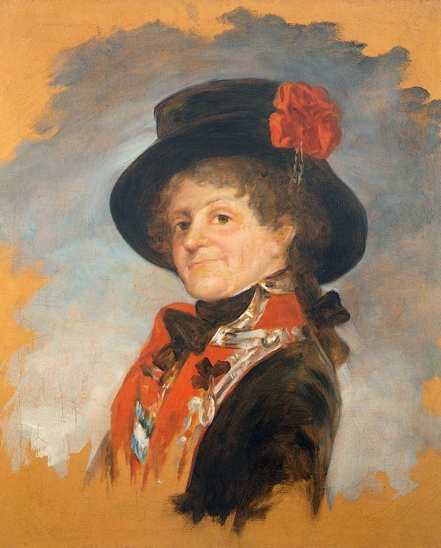 Reproduction du tableau « Portrait de la reine Marie-Louise d'Espagne - Francisco de Goya » par Alpha Reproduction en peinture à l’huile