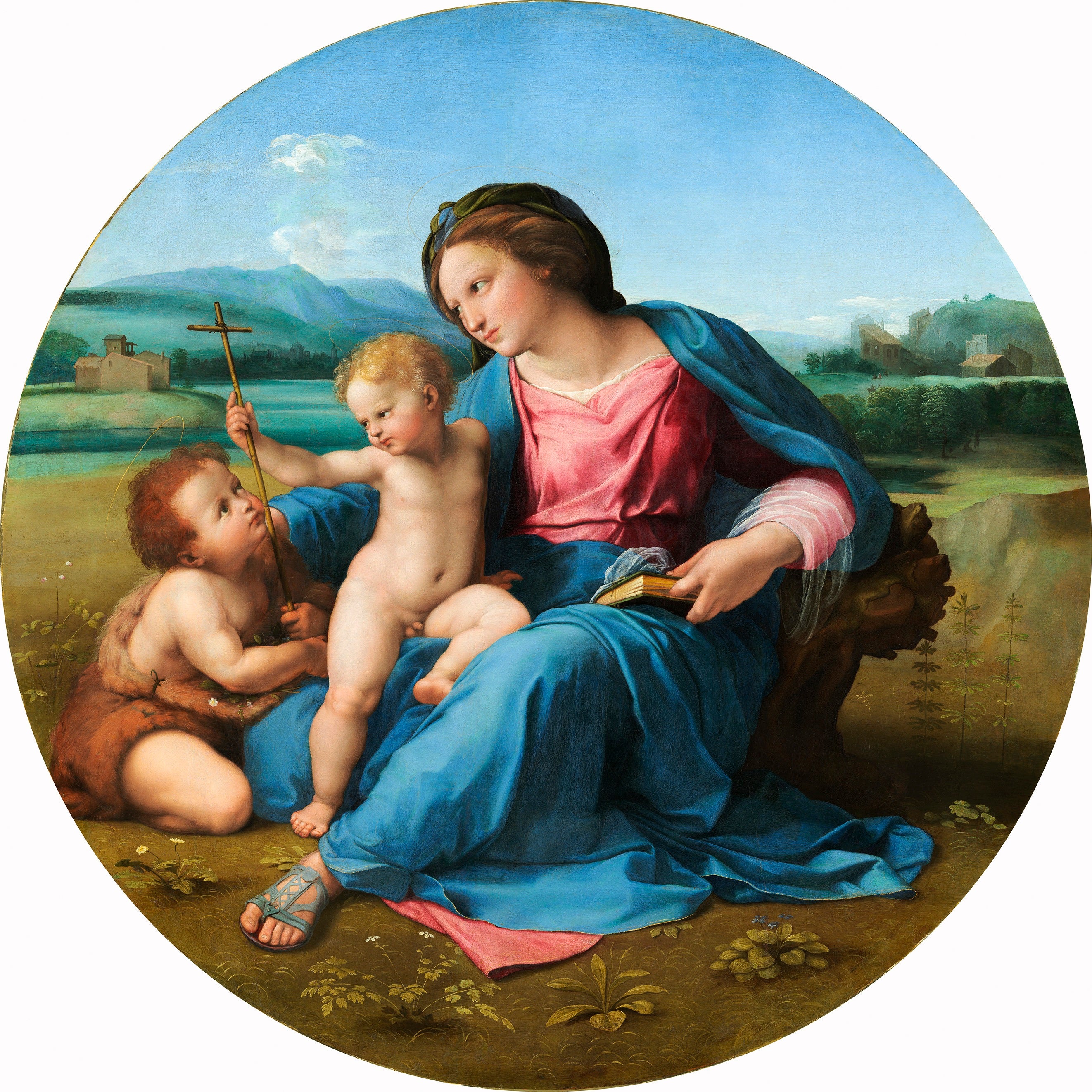 Reproduction du tableau « La Madone d'Alba - Raphaël Sanzio » par Alpha Reproduction en peinture à l’huile