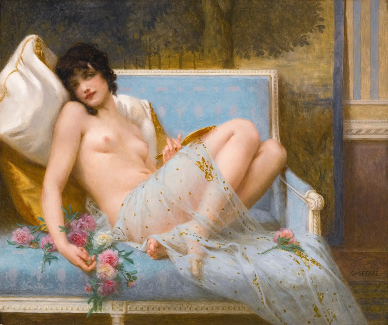 Odalisca deitada - Guillaume Seignac