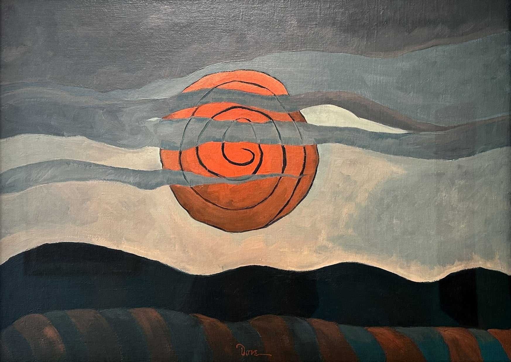 Soleil rouge - Arthur Dove