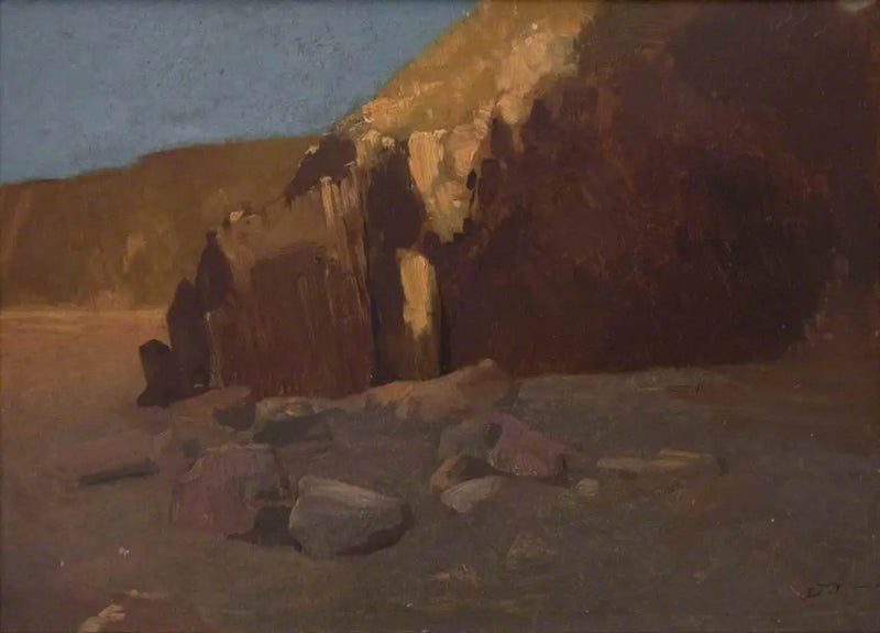 Cena de Penhasco - Odilon Redon