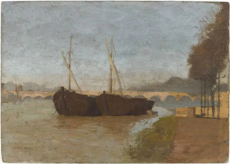 Os Cais em Bordeaux - Odilon Redon