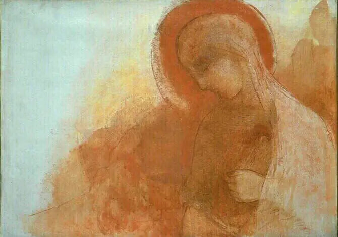 Virgem - Odilon Redon