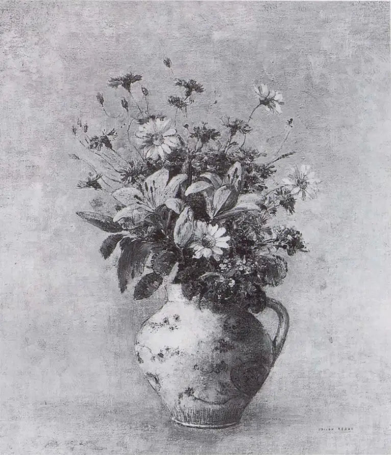 Vaso de flores - Odilon Redon