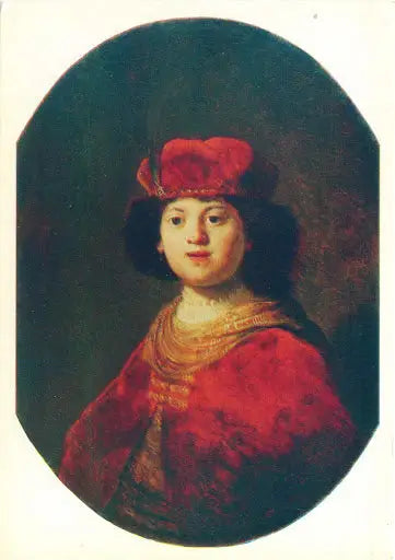 Reproduction du tableau « Garçon richement habillé - Rembrandt » par Alpha Reproduction en peinture à l’huile