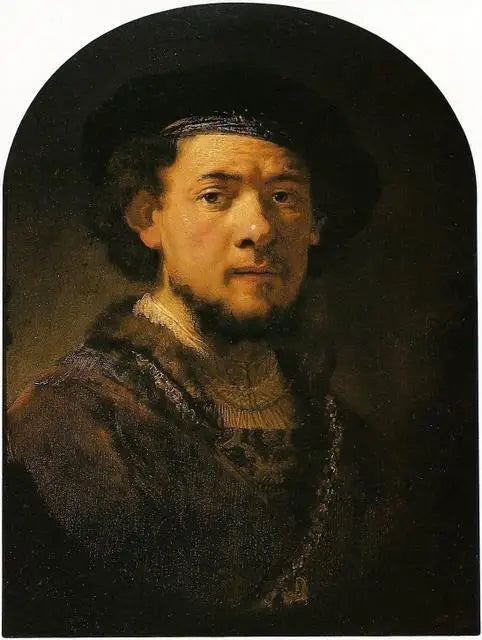 Autorretrato com corrente de ouro - Rembrandt
