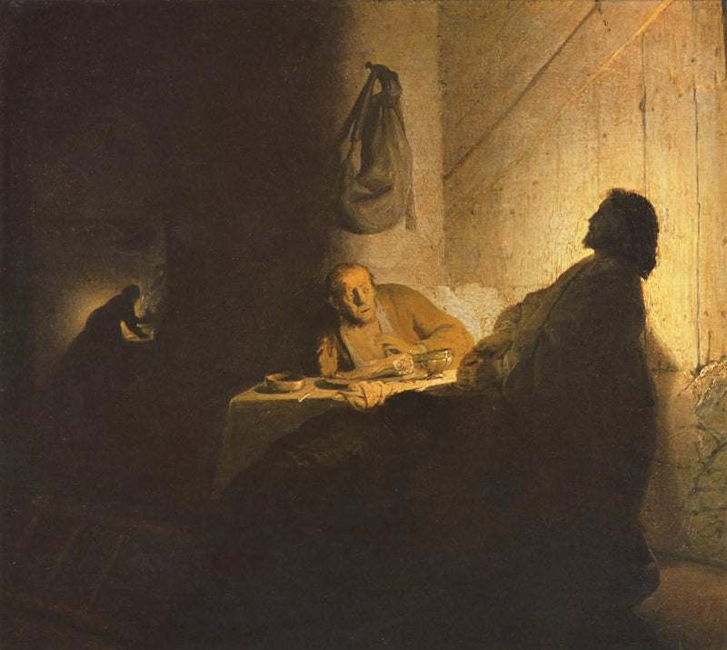 Os peregrinos de Emaús - Rembrandt