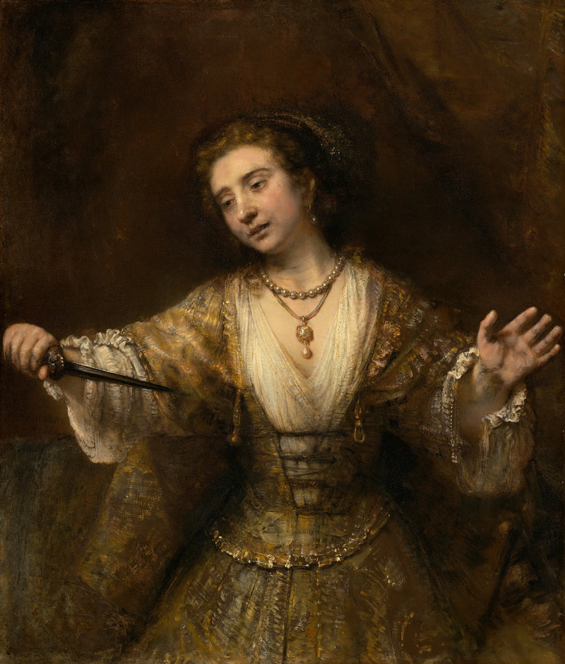 O Suicídio de Lucrécia - Rembrandt