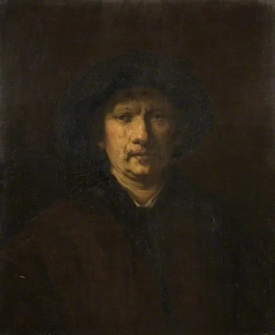 Reproduction du tableau « Autoportrait - Rembrandt » par Alpha Reproduction en peinture à l’huile