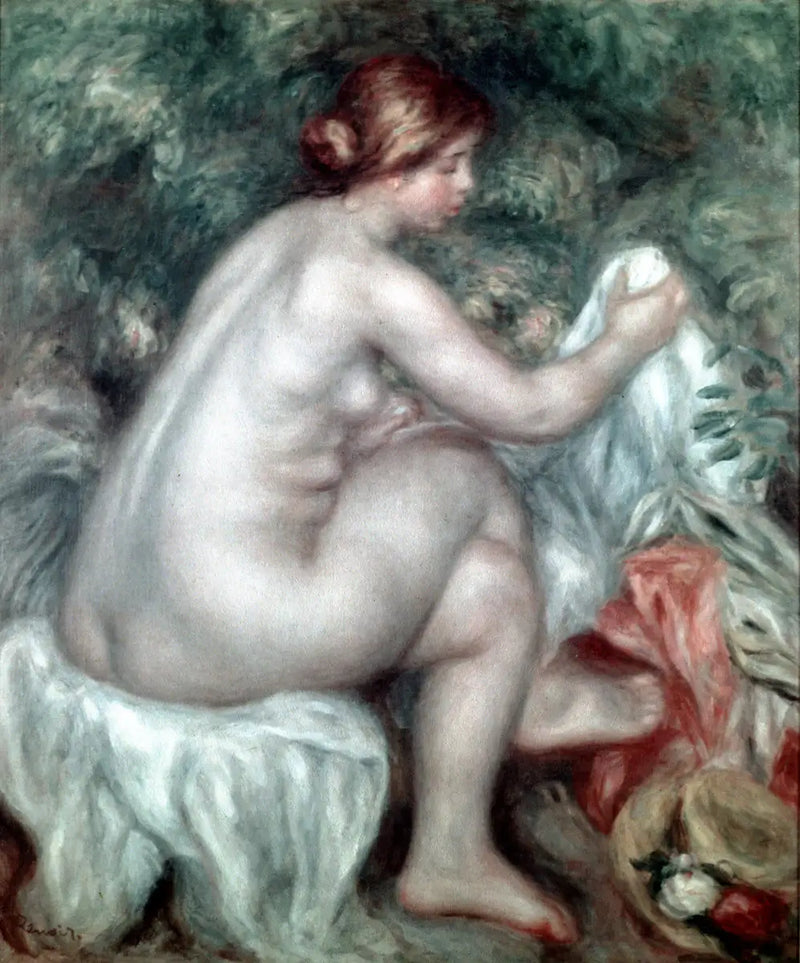 Banheira com chapéu - Pierre-Auguste Renoir