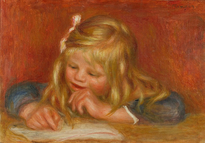 Coco lendo - Pierre-Auguste Renoir