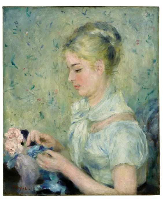 A costureira - Pierre-Auguste Renoir