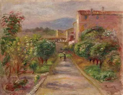 Paisagem em Cagnes - Pierre-Auguste Renoir