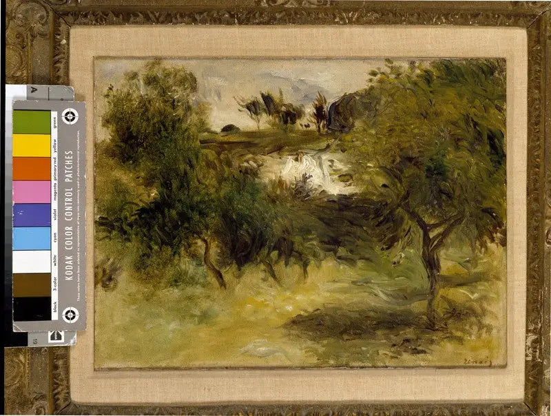 Paisagem com árvores - Pierre-Auguste Renoir
