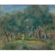 Avenida dos Oliveiras - Pierre-Auguste Renoir