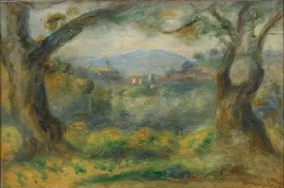 Paisagem nas Collettes - Pierre-Auguste Renoir