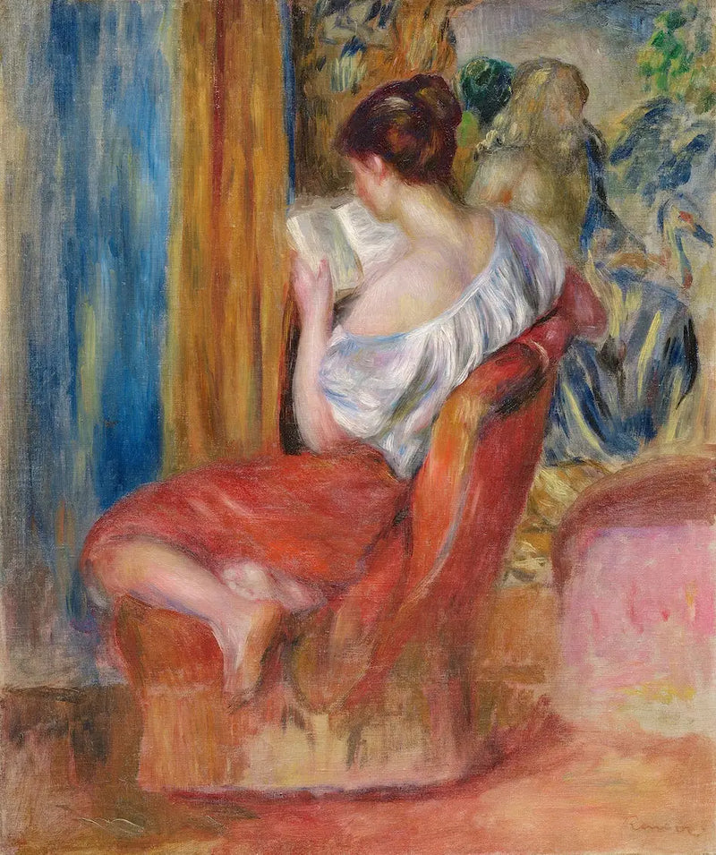 Mulher lendo - Pierre-Auguste Renoir