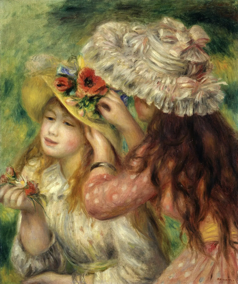 As duas meninas - Pierre-Auguste Renoir