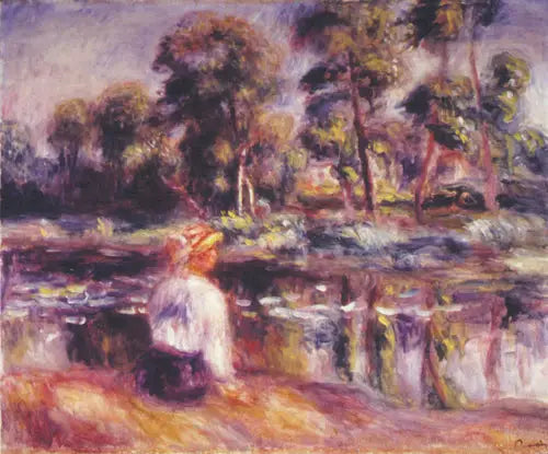 O Lago de Chaville - Pierre-Auguste Renoir