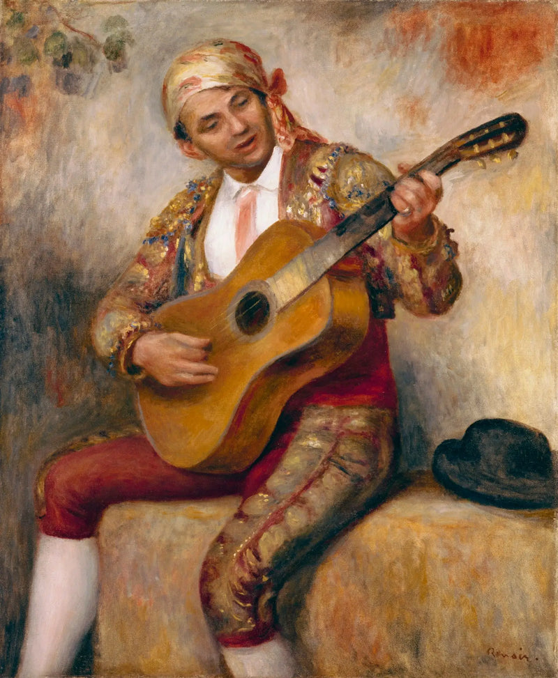 O guitarrista espanhol - Pierre-Auguste Renoir