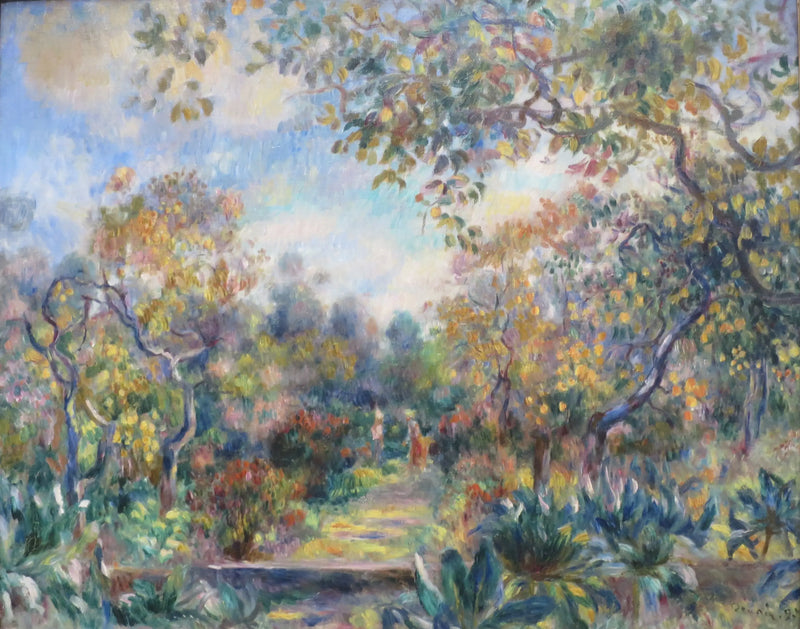 Paisagem em Beaulieu - Pierre-Auguste Renoir