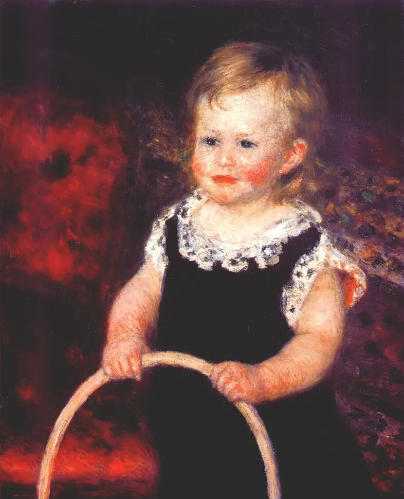 A criança com o aro - Pierre-Auguste Renoir