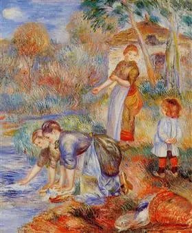 Lavadeiras - Pierre-Auguste Renoir
