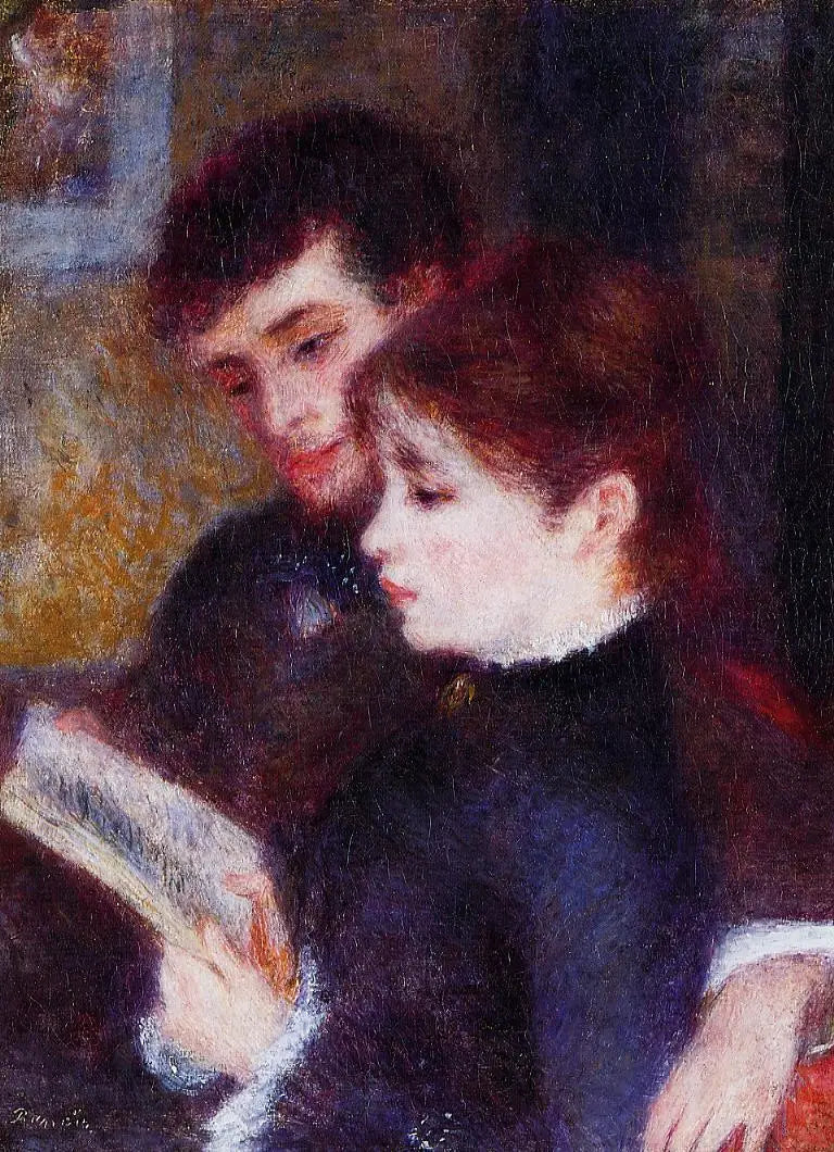 Leitura em casal - Pierre-Auguste Renoir