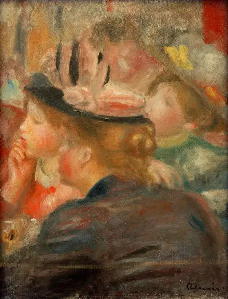 No teatro - Pierre-Auguste Renoir