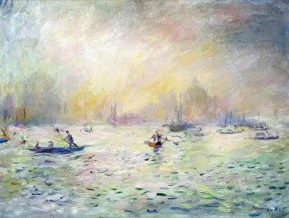 Veneza — neblina - Pierre-Auguste Renoir