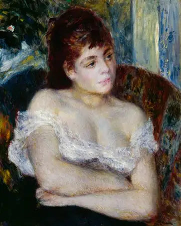 Mulher em uma cadeira - Pierre-Auguste Renoir