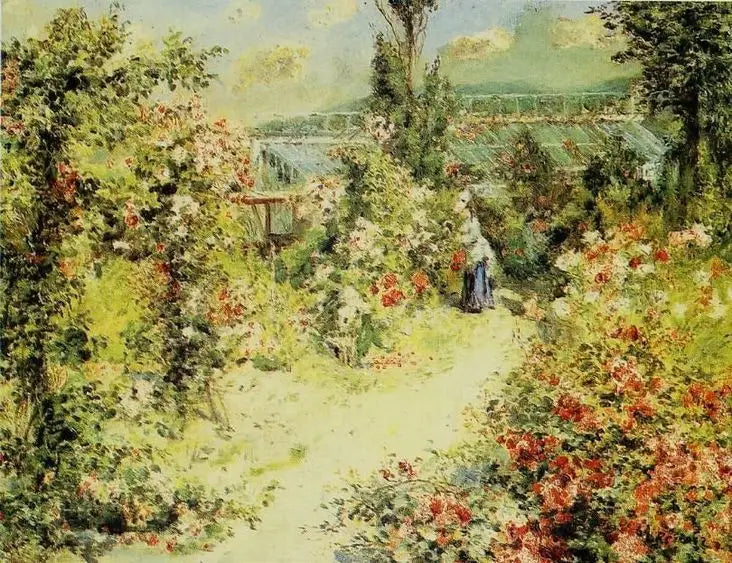 Reproduction du tableau « La Serre - Pierre-Auguste Renoir » par Alpha Reproduction en peinture à l’huile