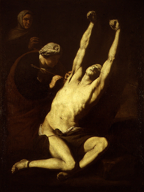 São Sebastião assistido por Santa Irene - Jusepe de Ribera