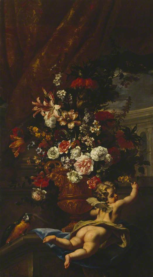 Cupido e flores - Sebastiano Ricci