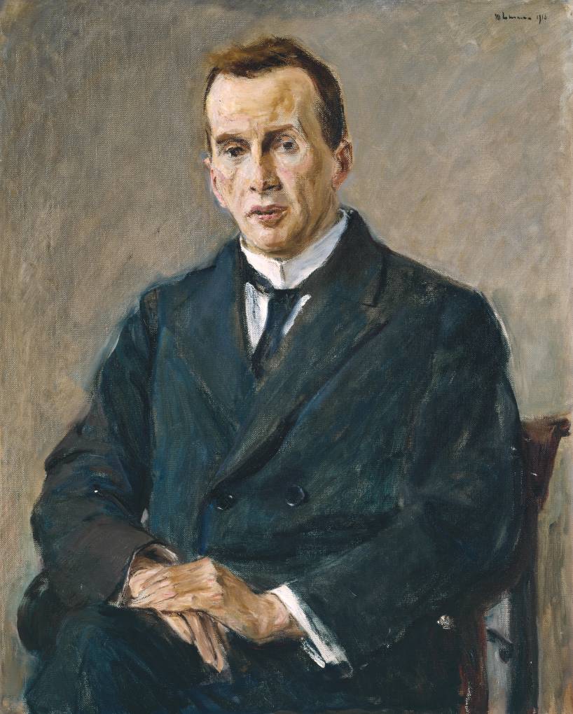 Retrato de Homem Professor Cassirer - Max Liebermann