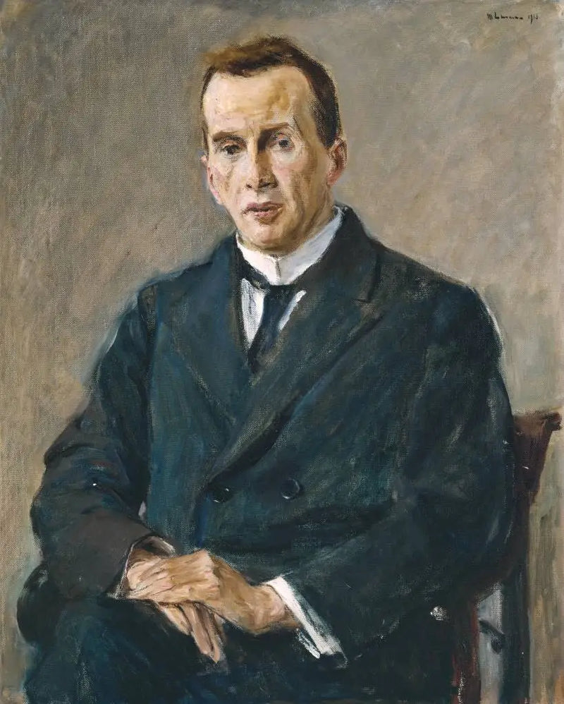 Retrato de Homem Professor Cassirer - Max Liebermann