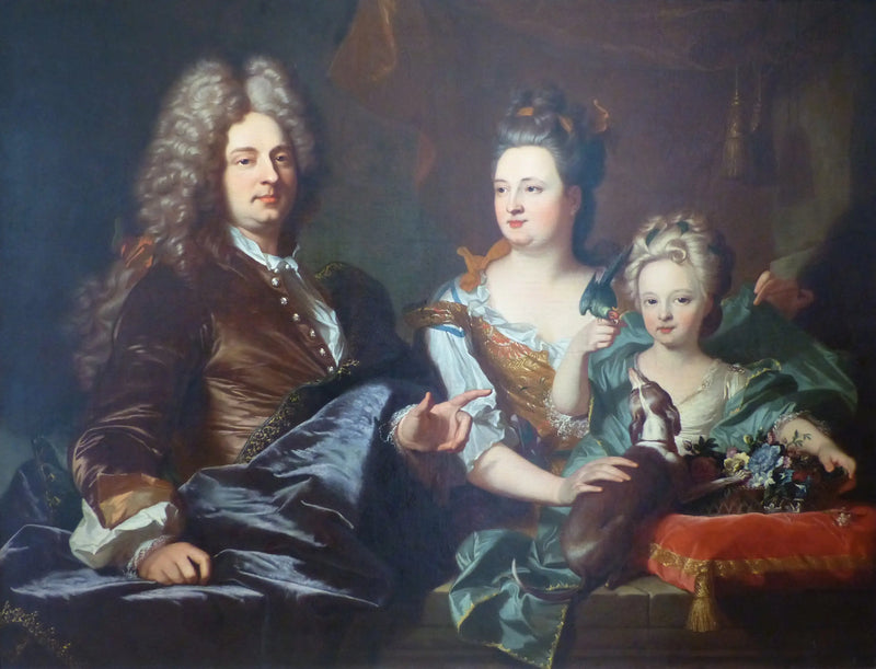 Retrato da família Le Juge - Hyacinthe Rigaud