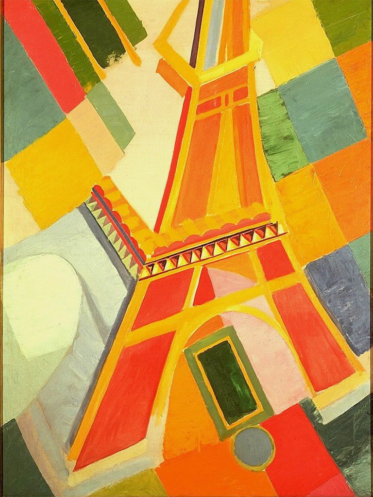 Reproduction du tableau « La Tour Eiffel - Robert Delaunay » par Alpha Reproduction en peinture à l’huile