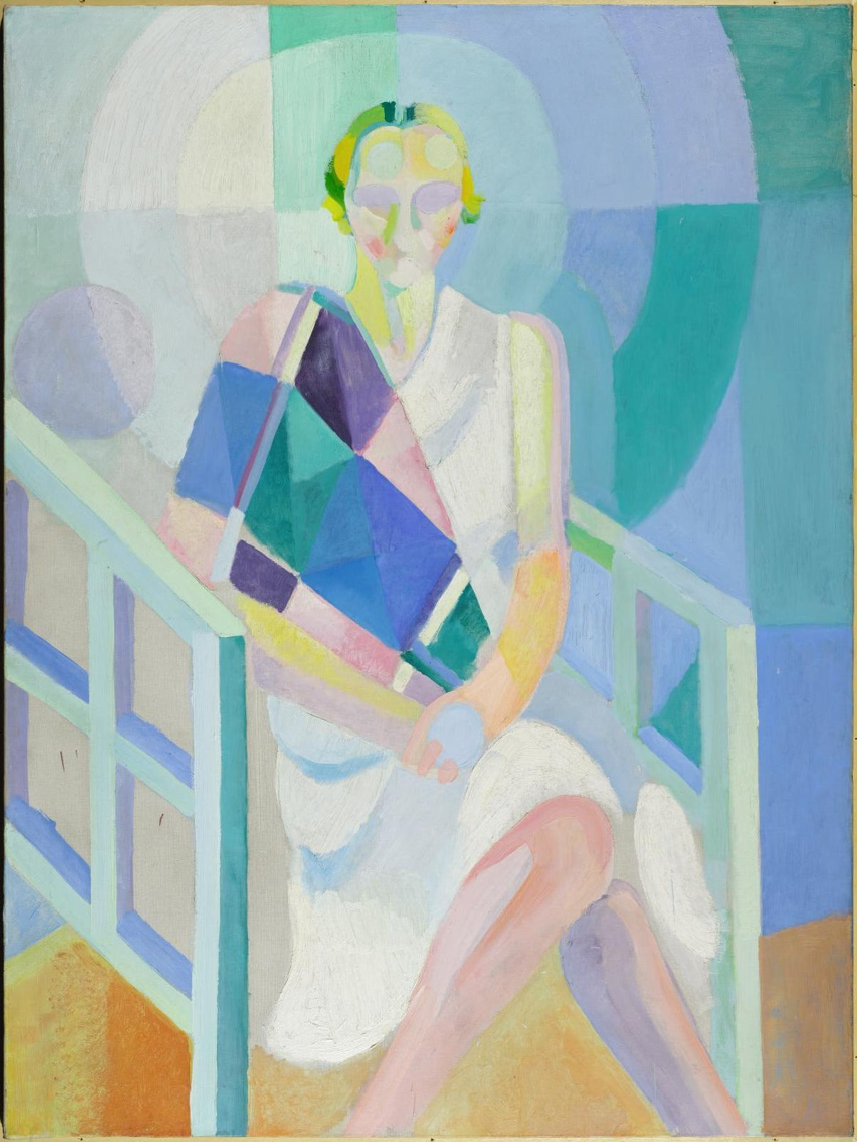 Reproduction du tableau « Portrait de Madame Heim - Robert Delaunay » par Alpha Reproduction en peinture à l’huile