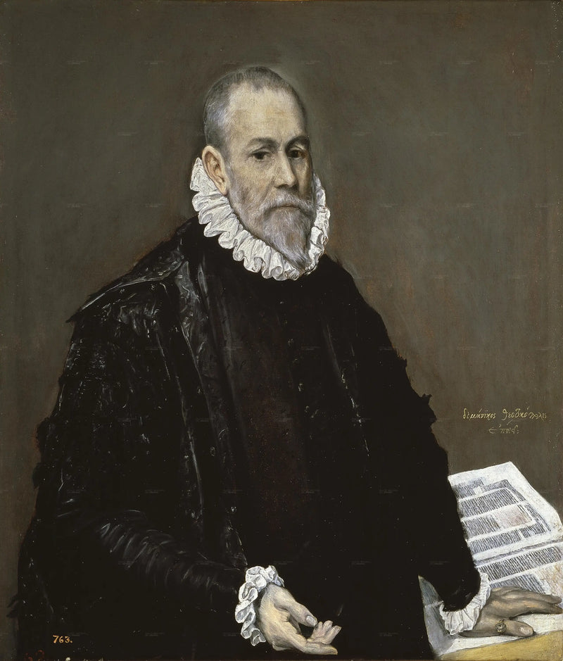 Retrato de Rodrigo de la Fuente - El Greco