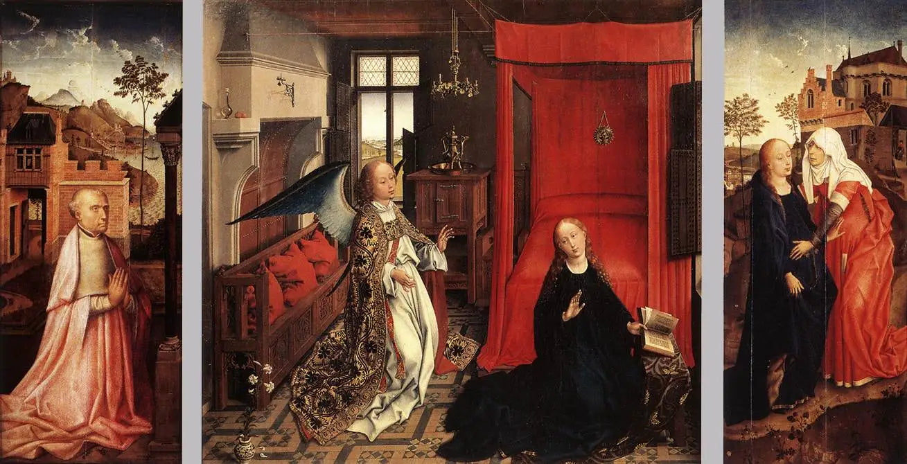 Triptyque de l’Annonciation - Rogier van der Weyden - Alpha Reproduction