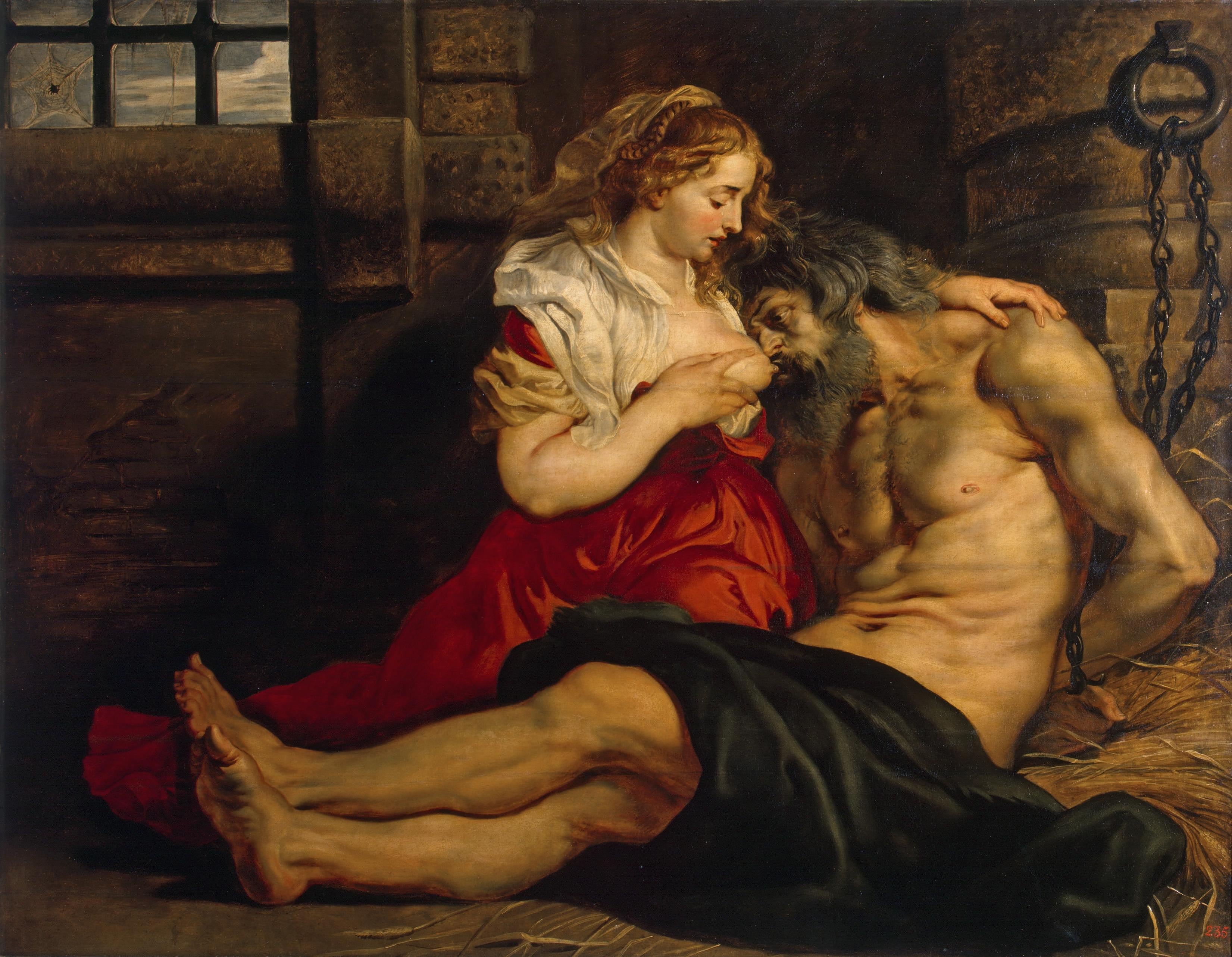Caridade Romana - Peter Paul Rubens