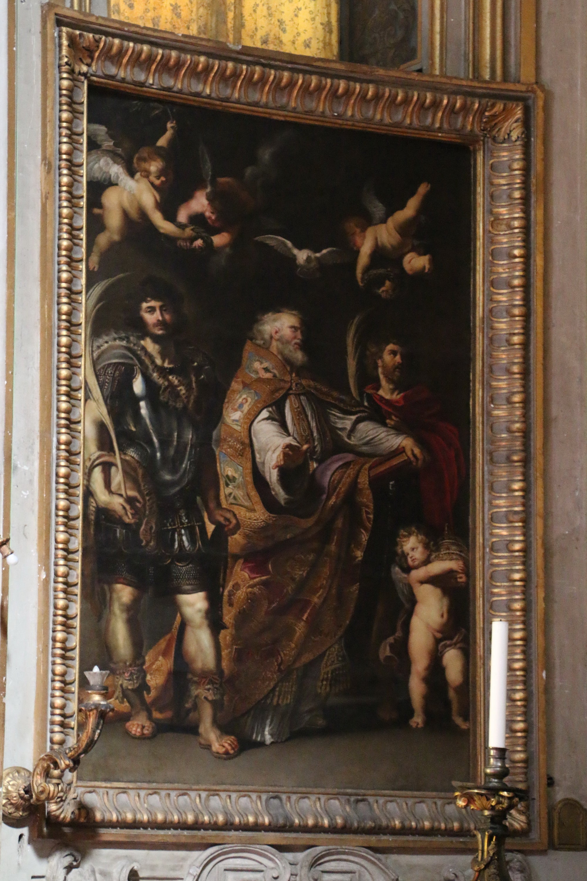Gregorio com Mauro e Papia - Peter Paul Rubens