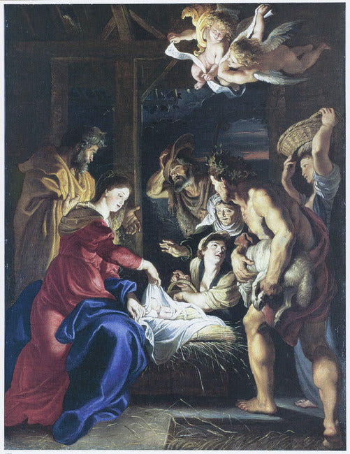 Adoração dos pastores - Peter Paul Rubens
