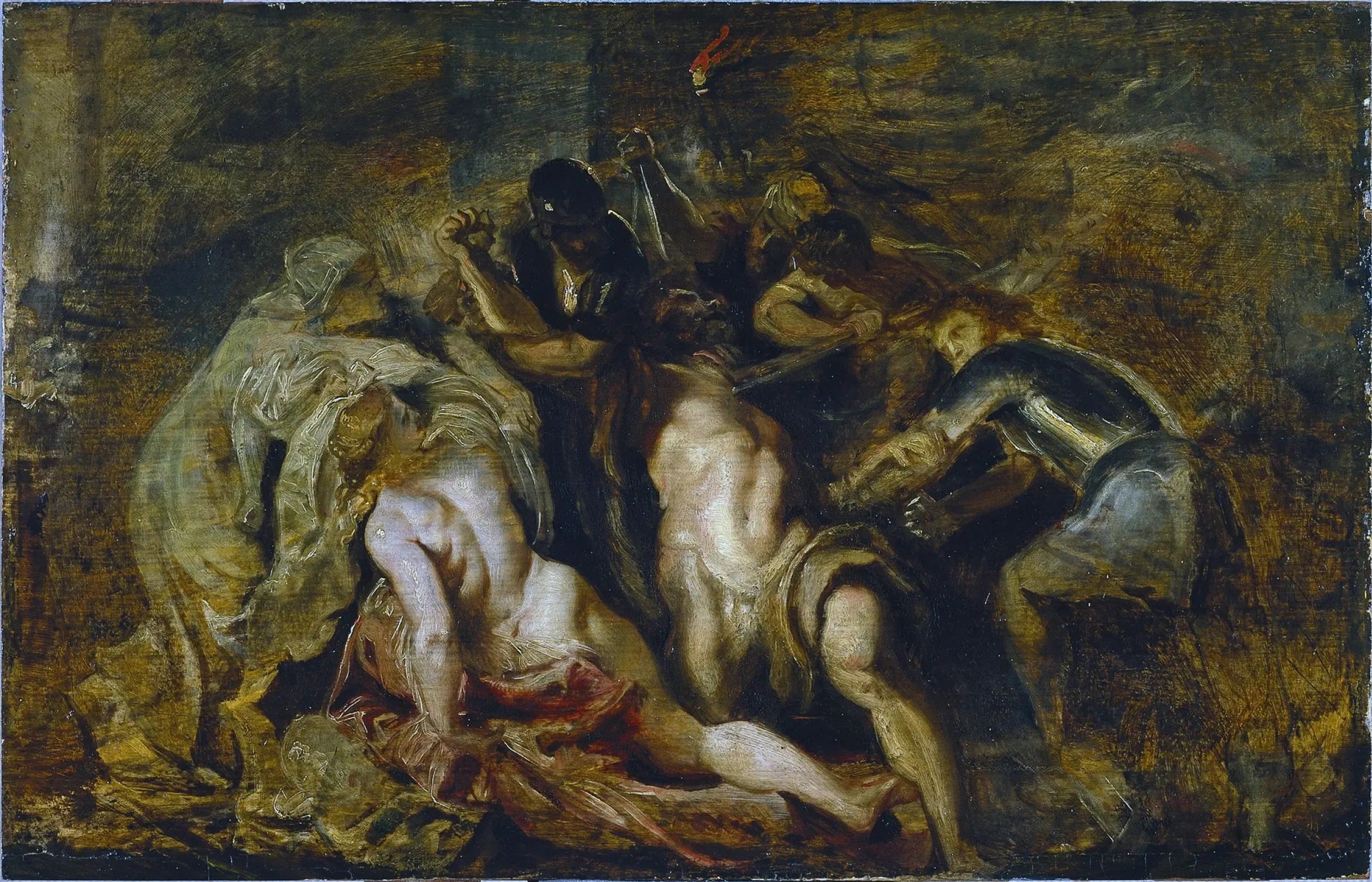 O cegamento de Sansão - Peter Paul Rubens