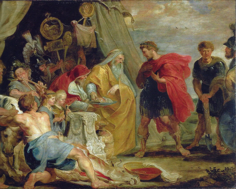 Decius Mus consultando o adivinho (Tito Lívio VIII, 6-9/10) - Peter Paul Rubens