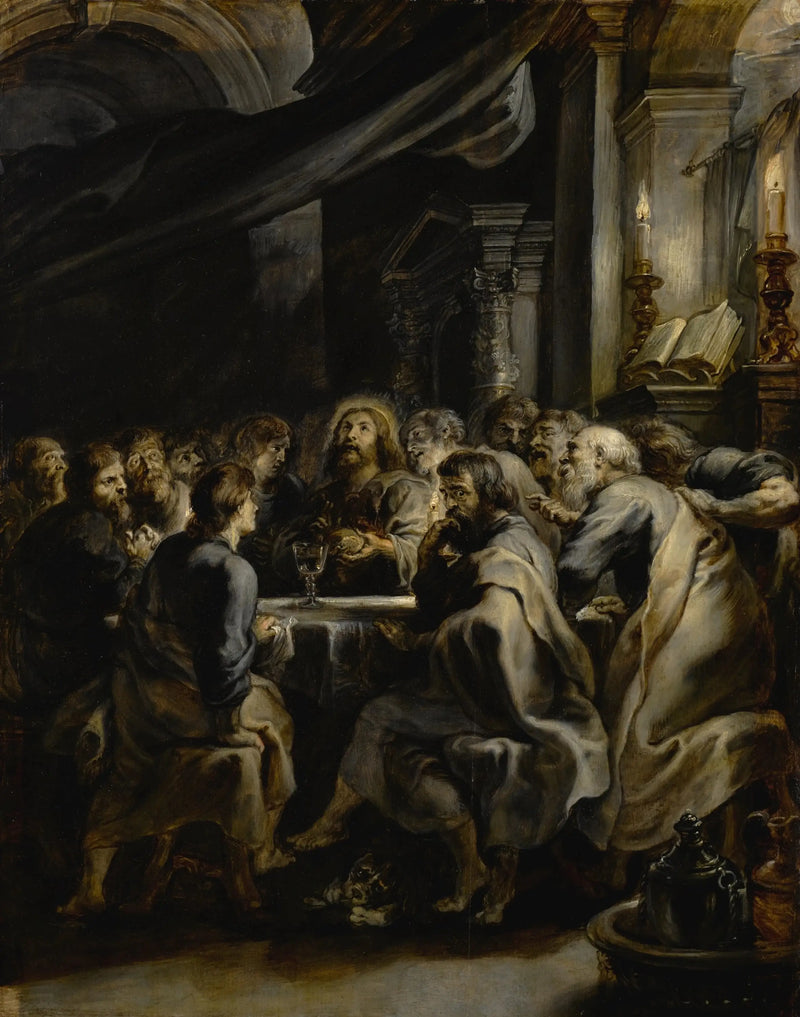 A Última Ceia, circa 1631-1632 - Peter Paul Rubens
