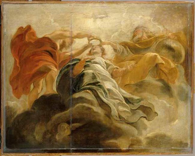 Le Couronnement de la Vierge - Peter Paul Rubens