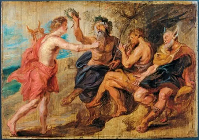 O concurso entre Apolo e Pan - Peter Paul Rubens